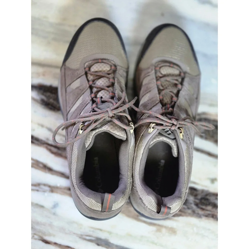 Columbia Mens Waterproof Hiking Shoes Pebble Size 14 Gorpcore Outdoors